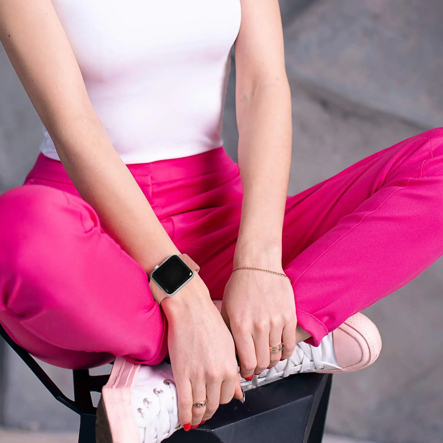 Силиконовый ремешок для Apple watch 5, ремешок для Apple watch 5, 4, 3, 2, 44 мм, 40 мм, iwatch, ремешок 38 мм, 42 мм, 3D текстура, спортивный ремешок для часов, браслет