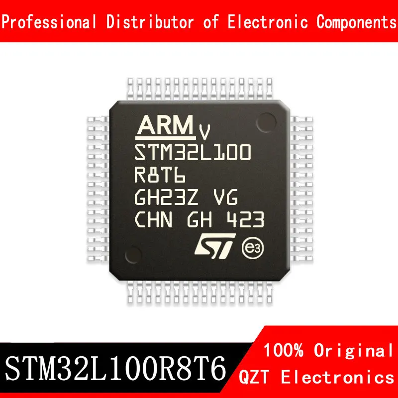 5pcs/lot new original STM32L100R8T6 STM32L100 LQFP-64 microcontroller MCU 5piece 100% new stm32l100rbt6 stm32l100r8t6 stm32l100rbt6a stm32l100r8t6a qfp 64 jzchips