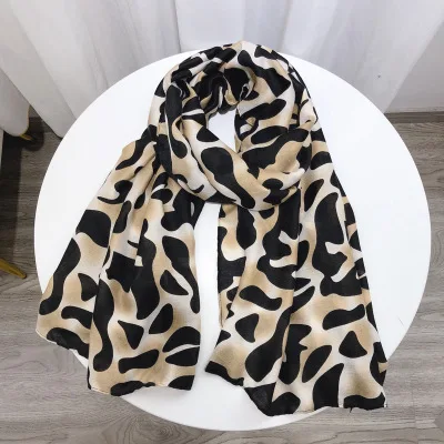 style 48 Новинка, женские леопардовые зимние пашмины шарфы, роскошные хлопковые шали, дамские шали, шарф для шеи, толстый шарф, хиджаб бандана - Цвет: style 48