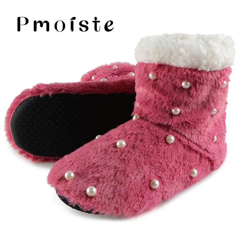 2020 новые зимние женские тапочки Плюшевые бархатные меховые Теплые домашние с