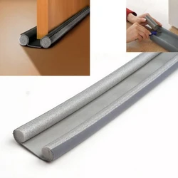 1pc Flexible Door Bottom Sealing Strip Sound Proof Noise Reduction Door Draft Stopper Dust Proof Window Weather Door Stopper