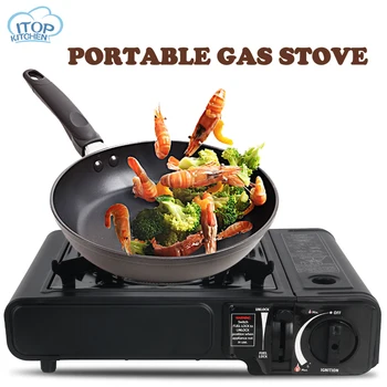 

ITOP Portable Cassette Gas Stove Outdoor Camping Cookware Grill Picnic Ignition Cooker Single-cooker Grille Cooktop Casetas