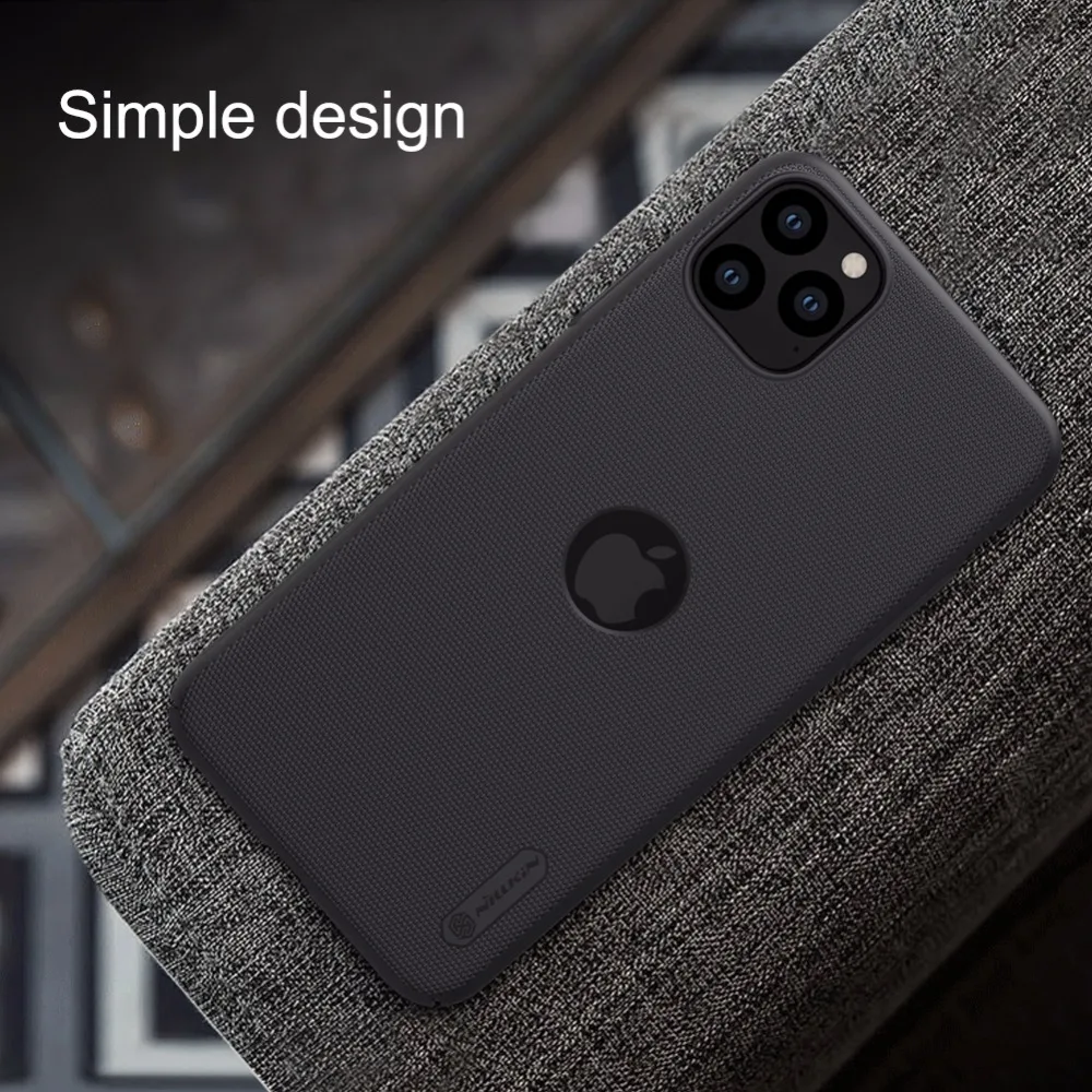 10 шт./лот NILLKIN Супер Матовый щит Матовый ПК Жесткий Чехол для iphone 11 pro max чехол