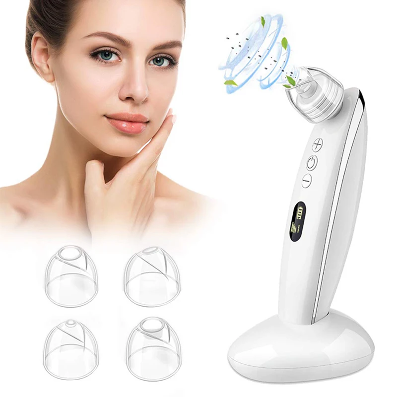 

High Quality Usb Charging Blackhead Lcd Display 60kpa Strong Suction Cleanser Facial Cleaning Remove Dead Skin Blackhead