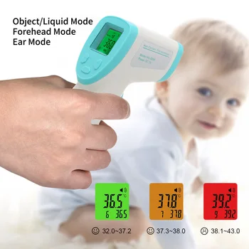 

Forehead Thermometer Mini Thermometer Infrared Digital Baby Thermometer Infrared Non Contact Thermoregulator Gun for Kids Adults