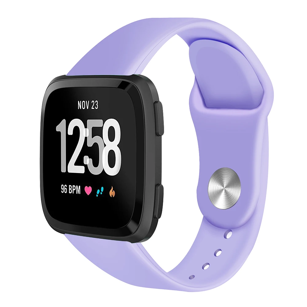 Hangrui Мягкие силиконовые умные часы ремешок для Fitbit Versa ремешок обратный Спортивный Браслет для Fitbit Versa Lite ремешок