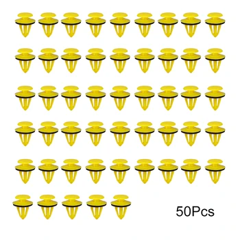 

10/50Pcs Auto Fastener Clip Door Trim Panels Fastener Clips Plastic Fixed Clip for Lada Kalina Golf Land Rover Chevrolet Jaguar
