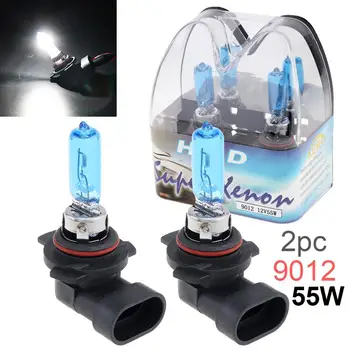 

2pcs 12V 6000K White Light Super Bright Car Xenon Halogen Lamp Auto Front Headlight Fog Light Bulb H8 H9 H10 H11 9005 9006 9012