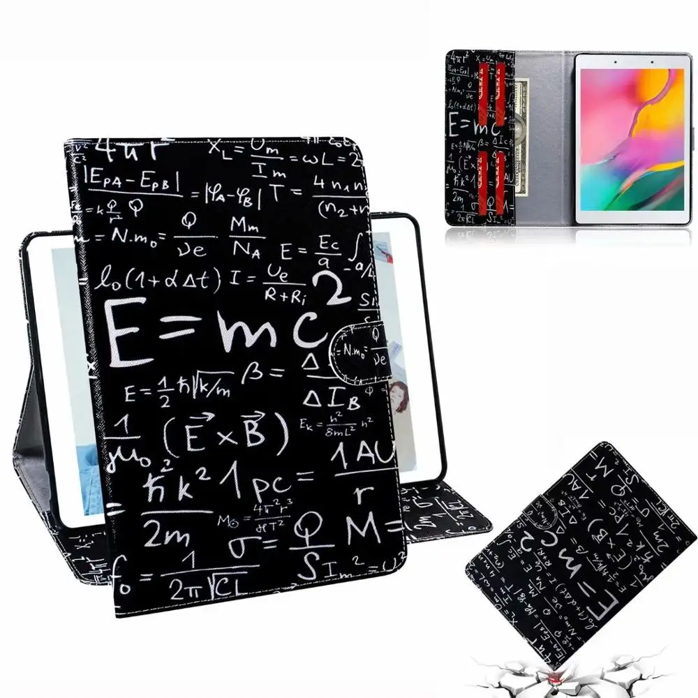 7 Модный Цветной рисунок кожаный чехол для Samsung Galaxy Tab A T290 T295 SM-T290 SM-T295 8,0 дюймов Магнитная подставка-чехол Funda+ подставка для ручек - Цвет: 7