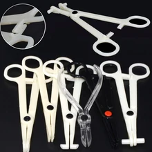 1 шт. акриловый зажим для пирсинга ушной губы для пупка или носа круглый открытый инструмент для пирсинга перегородки клювовидные Щипцы Зажим Перманентный инструмент для украшения тела