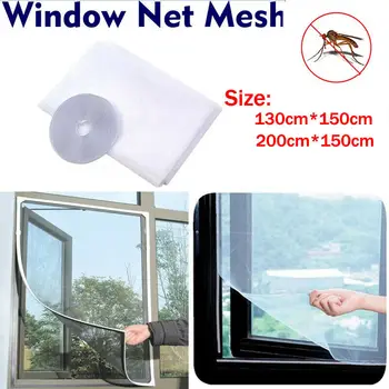 

Fly Mosquito Window Net Mesh Screen Room Cortinas Mosquito Curtains Net Curtain Protector Fly Screen Inset