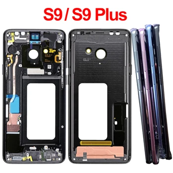 

10Pcs/lot For Samsung Galaxy S9+ S9 Plus G960f G965F Housing LCD Display Middle Frame Midframe Bezel Chassis Plate