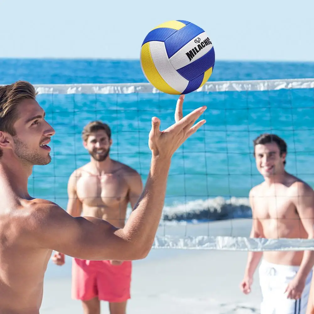 Volleyball Soft Touch Volley Ball For Indoor Outdoor Official Size 5 And Size 7 Beach Gym Game Ball Training Playing Volleyball