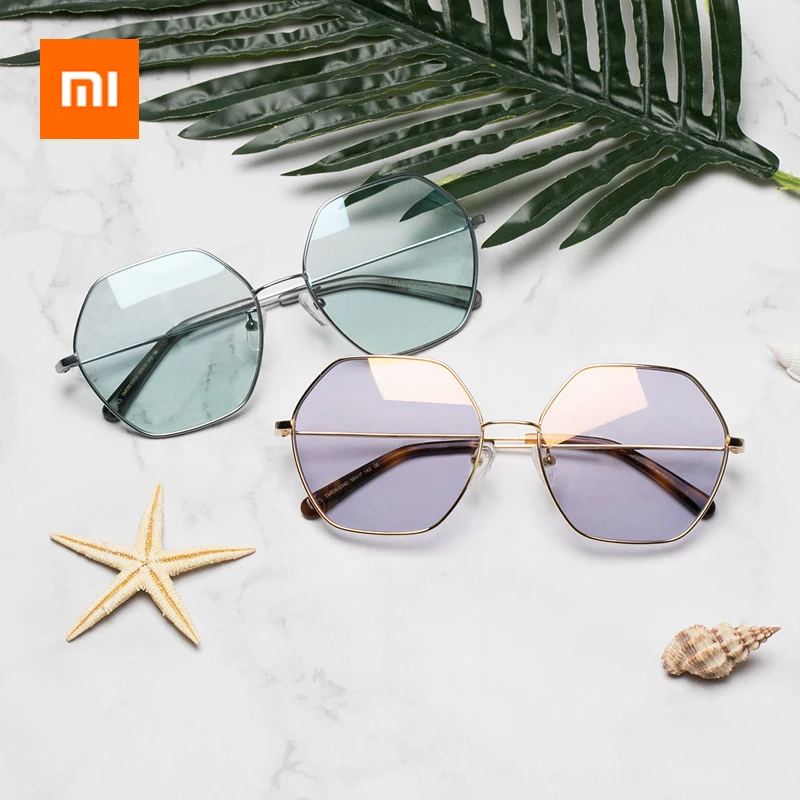 

New Xiaomi TS Fashion Sunglasses Non-slip silicone nose pads HD nylon lens Quality classic frame Men's and women's sunglasses