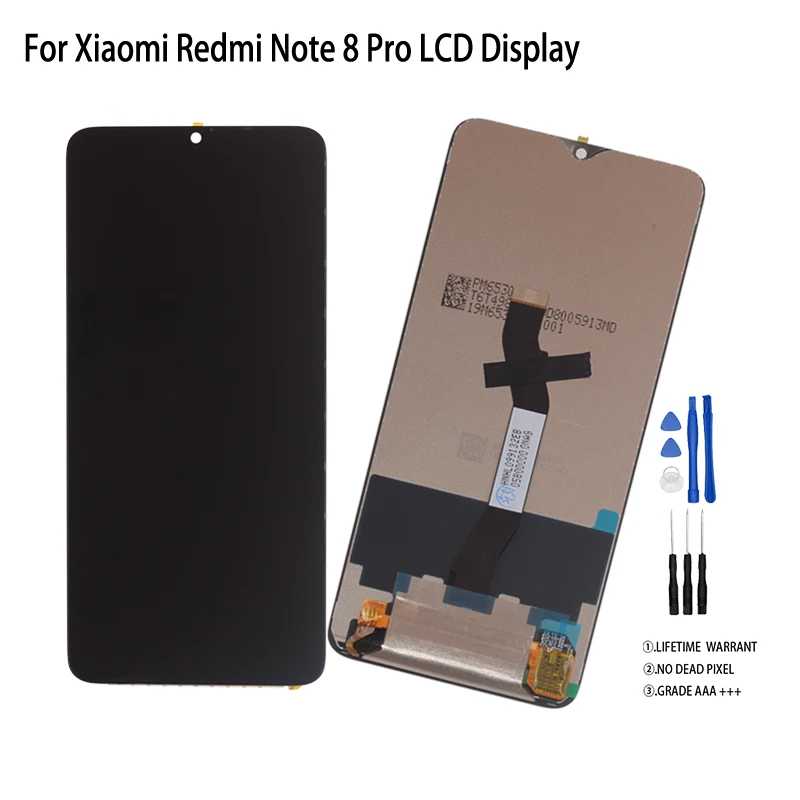 

Original For Xiaomi Redmi Note 8 Pro LCD Display Touch Screen Digitizer Assembly For Redmi Note 8 Pro LCD Repair kit Screen LCD