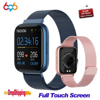 

P6 Smart Brecelet Watch Men Women smartwatch Waterproof Fitness Tracker Smart Bracelet support change strap PK B57 Smart Band