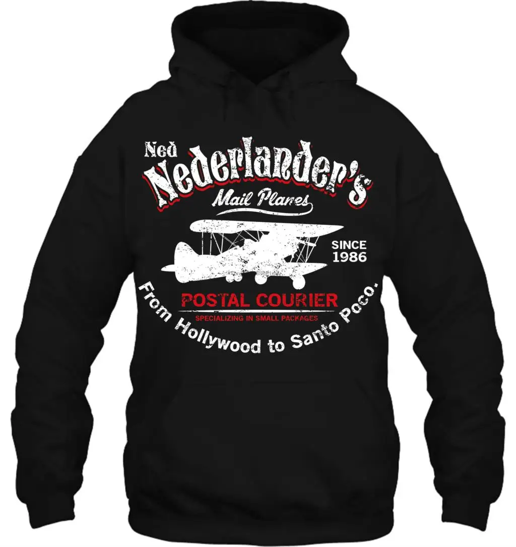 Мужская толстовка Ned Nederlander Mail Plane Three Amigos унисекс женская уличная одежда