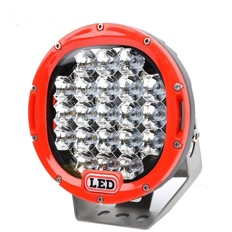 

Cross Border for New Style Car 105W9 "7-Inch Circle Auxiliary Work yuan she deng Red Edge Front Bumper Illumination Headlight