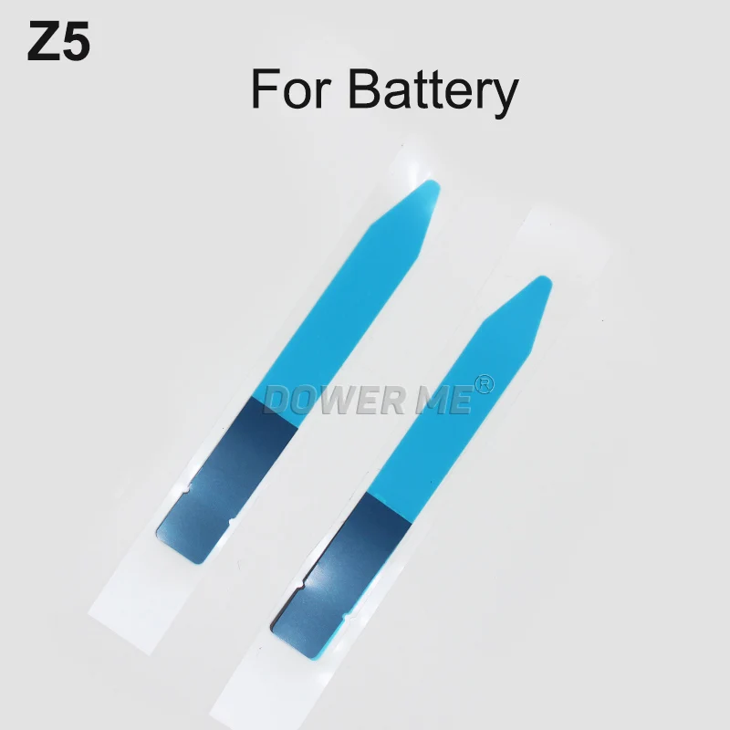 For Battery Dower Me 12 шт./компл. отпечатков пальцев телефона отверстие Джек Батарея двусторонний клей спереди и длинное сзади полный набор клей для sony Xperia Z5 Z5Dua - Цвет: For Battery