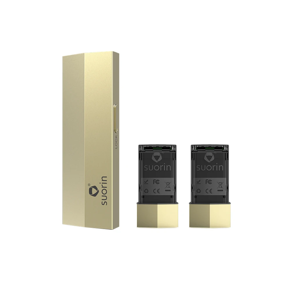 Gold Battery Case Набор Suorin Edge Pod Vape с аккумулятором 2 шт 230 мАч и системой Suorin Edge Pod 2 шт электронная сигарета против Suorin Air/Drag Nano - Цвет: Gold Battery Case