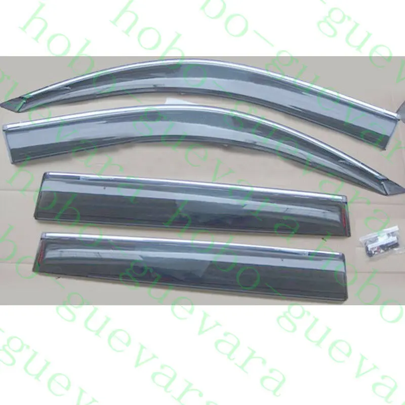 Подходит для Toyota Land Cruiser Prado FJ120 2003-2009 окна автомобиля дождь брови планки 4 шт