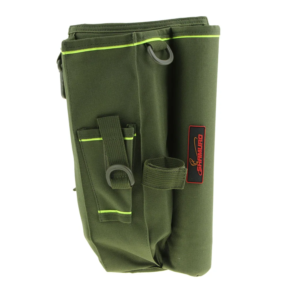 Fishing Pole Tackles Bag Shoulder Leg Pack Lures Rod Tackle Pouch with Case Box Fishing Waist Carry Bag 