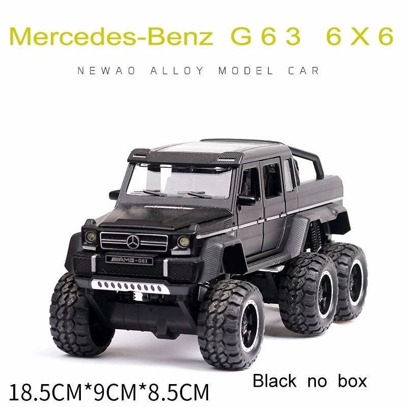 1/32 литые модели автомобилей игрушки G63 6WD AMG желтая модель автомобиля с имитацией Автомобильная подвеска внедорожник игрушка для мальчика - Цвет: Зеленый