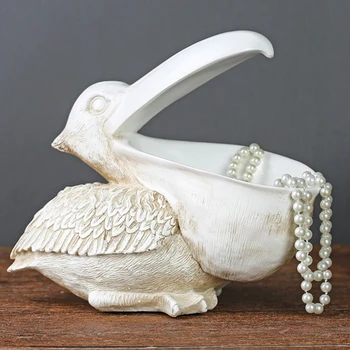 

Cabinet Toucan Ornament Living Room Key Storage Resin Jewelry Home Decor Door Bedroom Entrance Table Statue Office Crafts