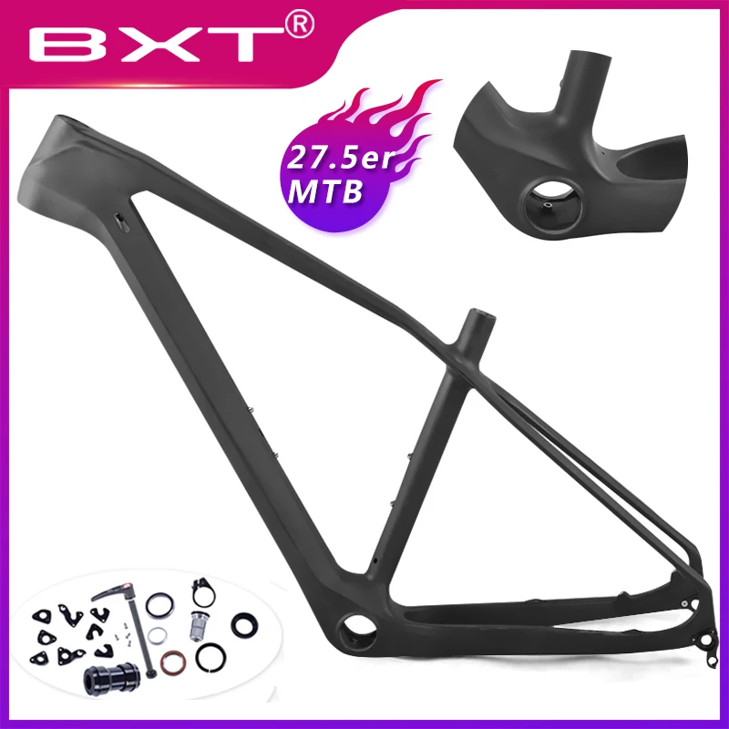 

2019 NEW full carbon mtb frame 27.5er carbone t800 carbon Mountain bike frame 27.5 super light bicycle frame factory Outlet