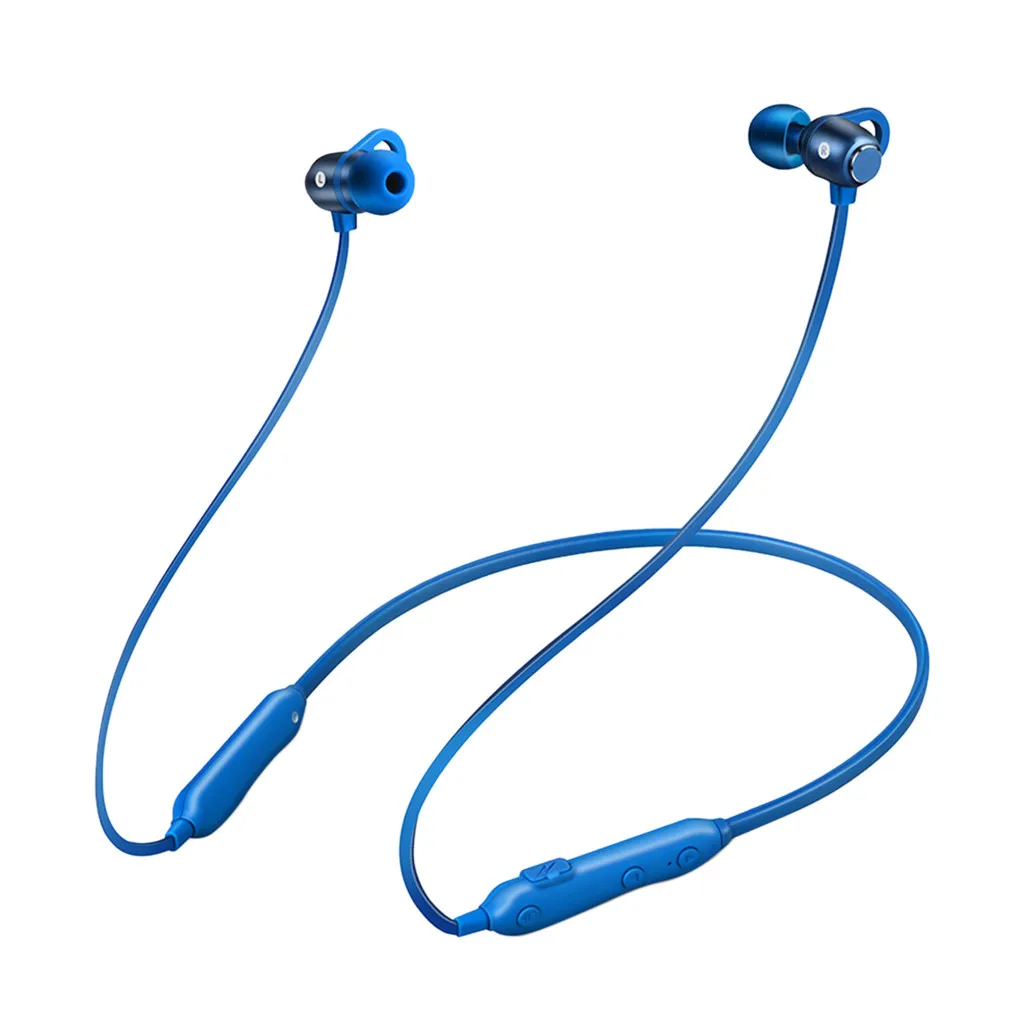 Шейные Bluetooth наушники стерео гарнитура беспроводные Bluetooth наушники спортивные наушники с микрофоном для универсальных всех мобильных телефонов