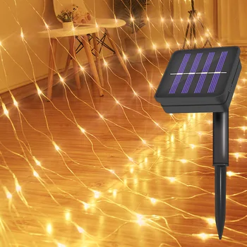 

Solar Nets Lamps Net Mesh Fairy String Light For Outdoor Garden Lawn Lights