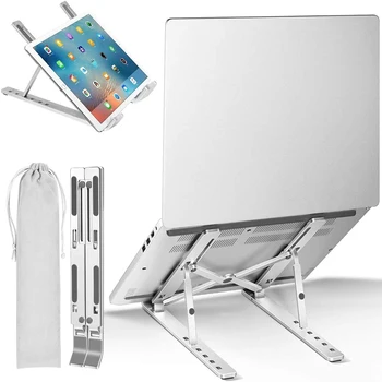 

Portable Laptop Stand Aluminium Foldable Macbook Pro Support Adjustable Notebook Holder Tablet Base For PC Computer Accessories