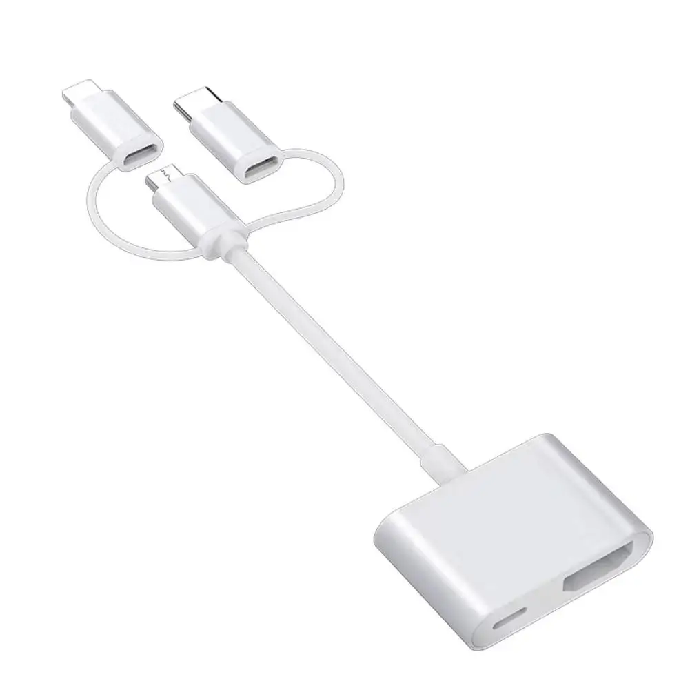 Адаптер Lightning для цифрового av-кабеля 1080P HD цифровой av-адаптер USB кабель для синхронизации экрана HDMI разъем с зарядным портом