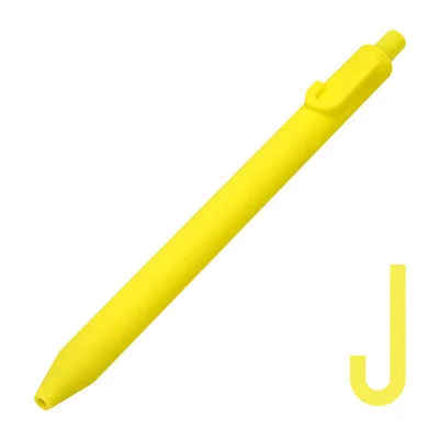 J 1 шт. Smodapen 36 красочные буквы шариковые ручки 0,5 мм черный сердечник креативные конфеты английская цифровая ручка - Цвет: J