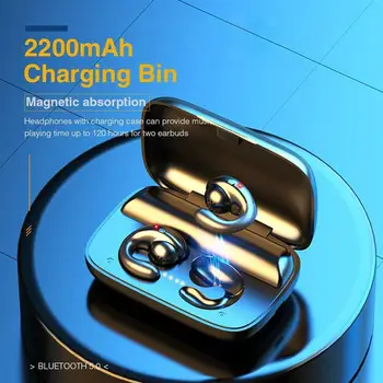 

5.0 Bluetooth Earphones Wireless Headset PK GT1 Hanging Ear Bone Conduction Binaural Earphone HD Call Wireless Earphone