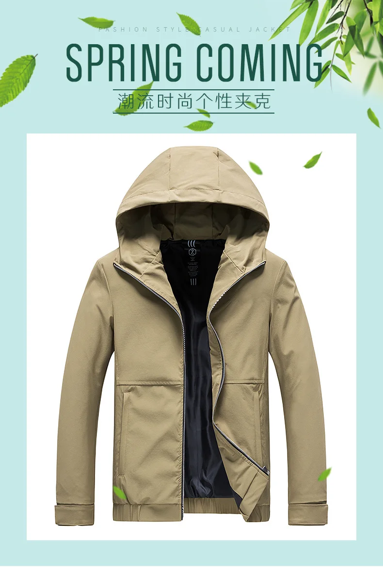Men Workwear Coat Spring New Style Korean-style Trend Handsome Casual Jacket Autumn And Winter Popular MEN'S Wear Clothes