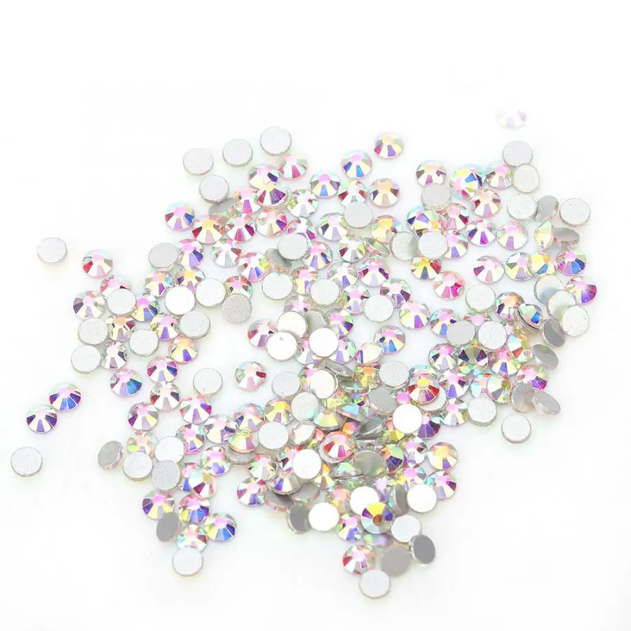 Nail Polish 1000Pcs Nail Art Rhinestones Colorful Flat Bottom Nail Decoration Rhinestones Manicure Tool Rhinestones - Цвет: 2