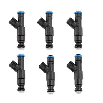 

6Pcs 4-Hole Upgrade Fuel Injector for 4.0L Jeep Grand Cherokee Dodge 99-04 0280155784