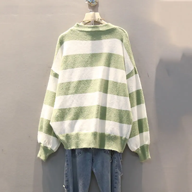XITAO Tide Drawstring полосатый свитер женская одежда 2019 Модный пуловер Большие размеры