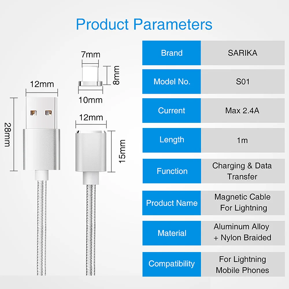 Зарядный кабель магнитное зарядное устройство USB для IPhone Micro usb type C мобильный телефон Быстрая зарядка магнит Зарядное устройство USB кабель 3 разъема