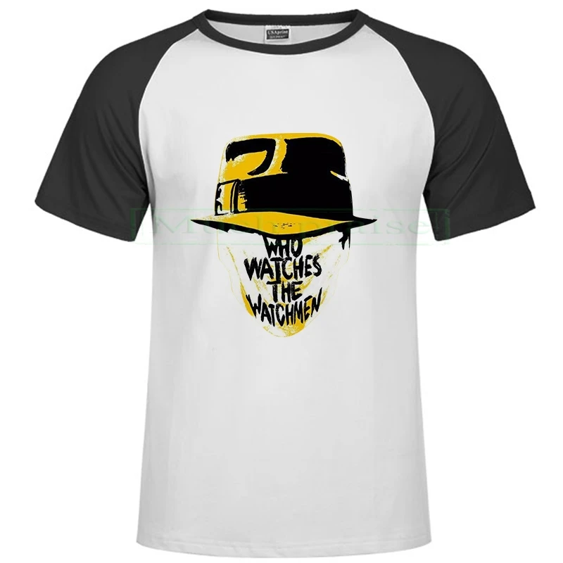 Raglan black 195 Летняя мужская футболка со смайликом, футболка с графическим рисунком, короткий рукав, белая Мандалорская Мужская забавная уличная футболка - Цвет: Raglan black 195