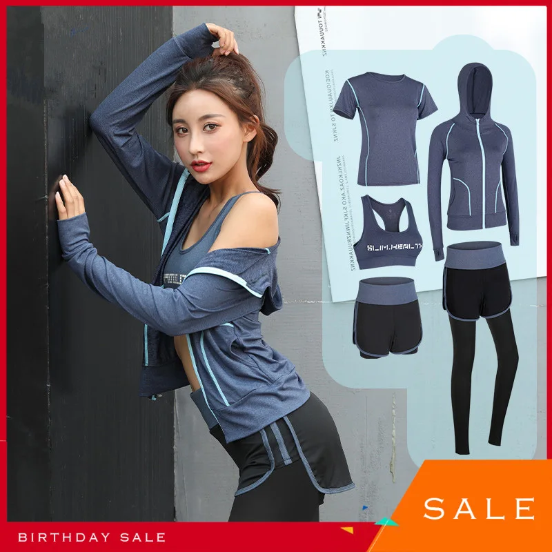 

Sports Gym Yoga Set Women Sportswear Morning Exercise Running Quick-drying Clothes Suit For Women Legging Padded Sports Bra Xxl