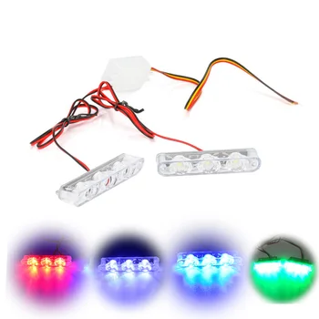 

2Pcs/Set 3 LED Strobe Light Police Flashing Warning Led Brake Light Lamp DC 12V Car Truck Motorcycle Rear Brake Stop Led Lights