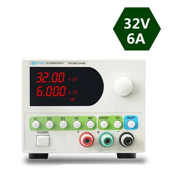 

5 Modes Presets Adjustable Switching DC Lab Bench Power Supply 32v 6a Digital Regulated Modul Laboratory Power Source IPS-3206