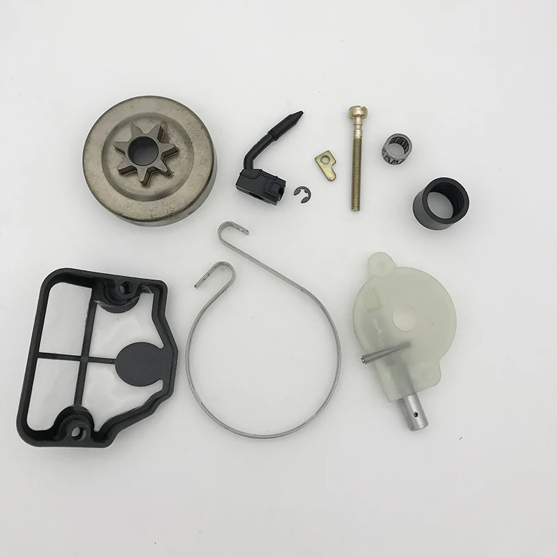 Hundure Tamburo Della Frizione Pompa Olio Catena Tenditore Nastro Del Freno Kit Per Husqvarna 142 141 137 136 36 41 Motosega Gas Seghe A Catena Parti