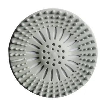 

Round Floor Drain Mat Cover Plug Water Filter Shower Drain Covers Sink Strainer Filter Hair Stopper For Bathroom Kitchen