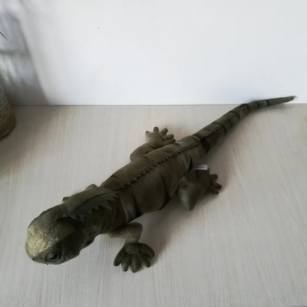 Настоящая игрушка длинной 68 см, армейская зеленая ящерица, плюшевая игрушка, мягкая кукла, плюшевая игрушка, мягкая кукла, детская игрушка, подарок на день рождения, b1093