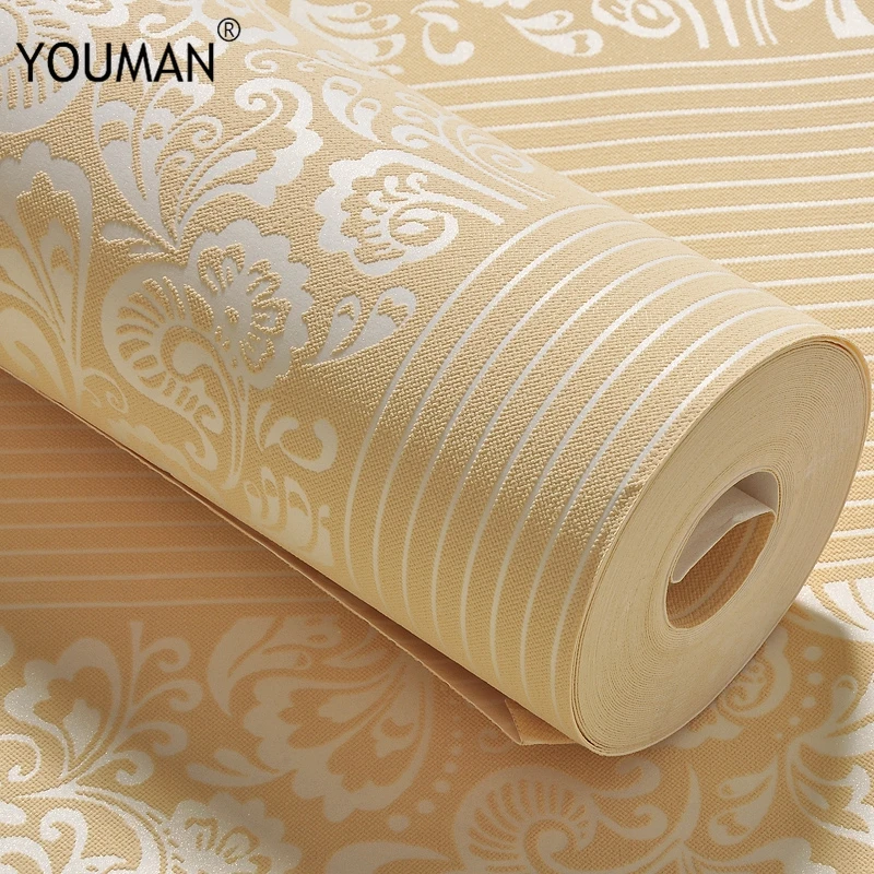 PVC Printed Water Proof Wallpaper, Length: 10 m