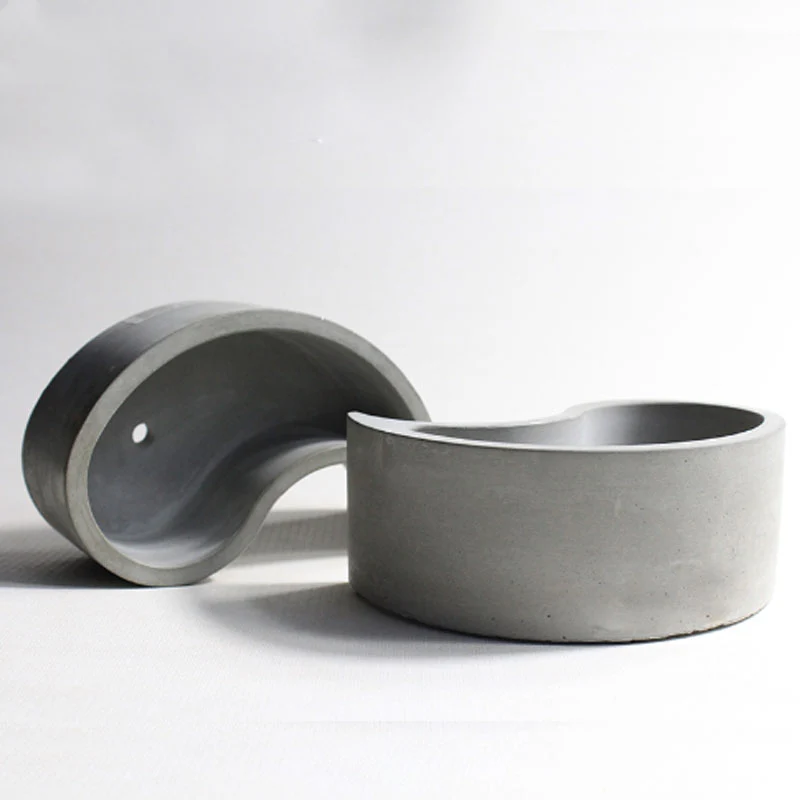 Najtaniej DIY silikonowe formy betonowa doniczka formy kreatywny tynk Cement sukulenta doniczkowe formy instrukcja gliny rękodzieło dekoracja wnętrz