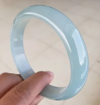 

Zheru Jewelry Hetian Jade Green 54-62mm Bracelet Elegant Princess Jewelry Gift for Mom and Girlfriend